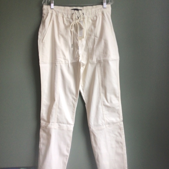 NWT Sanctuary Ladies Casual Pants Cream colour Sz 30 - Picture 2 of 10